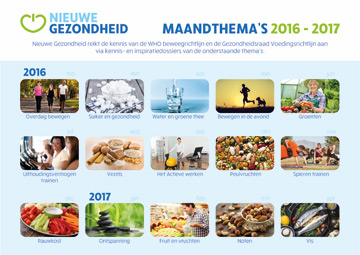 Maand themas over gezondheid